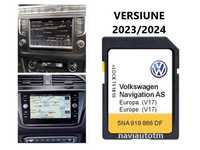 Card Original VW Discover MIB2   harta 2022 Passat B8 Tiguan
