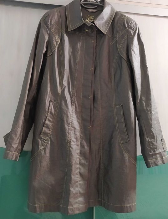 Оригинално манто Easy Comfort - №46 (XL). Промазана шлиферна материя