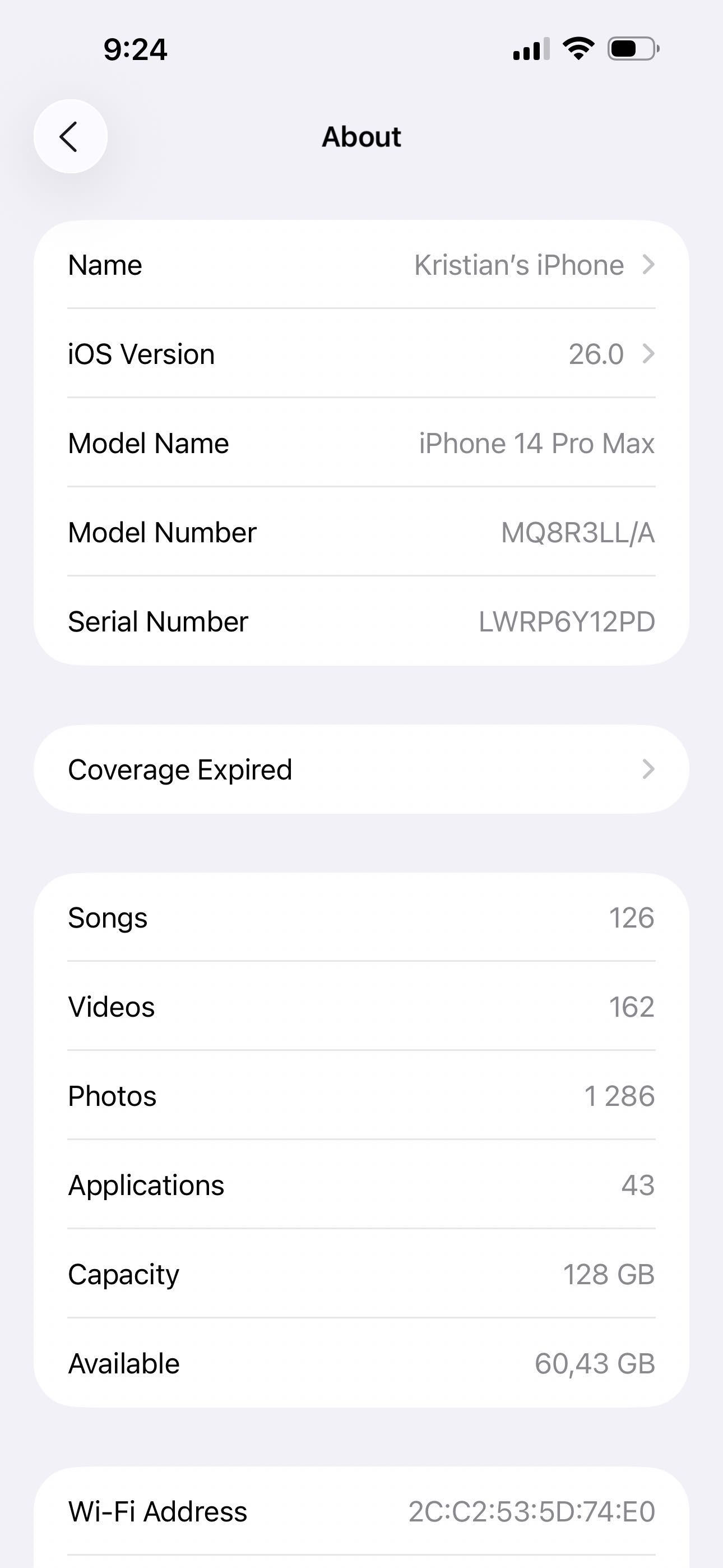 iPhone 14 Pro Max, 128GB в запазено визуално и техническо състояние.