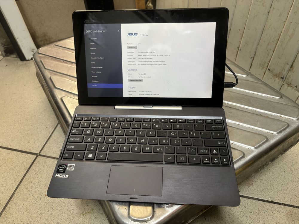 Asus transformer book T100TA