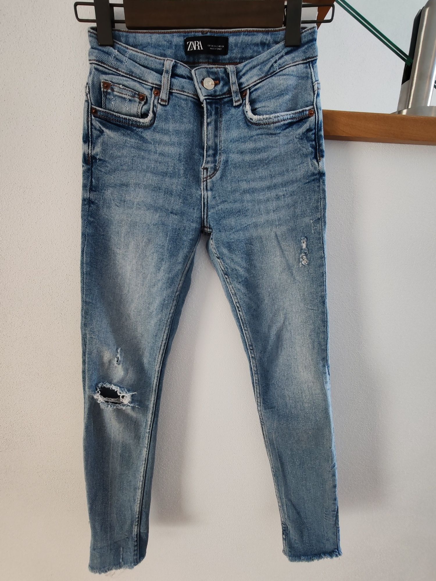 Blugi Zara skinny talie medie