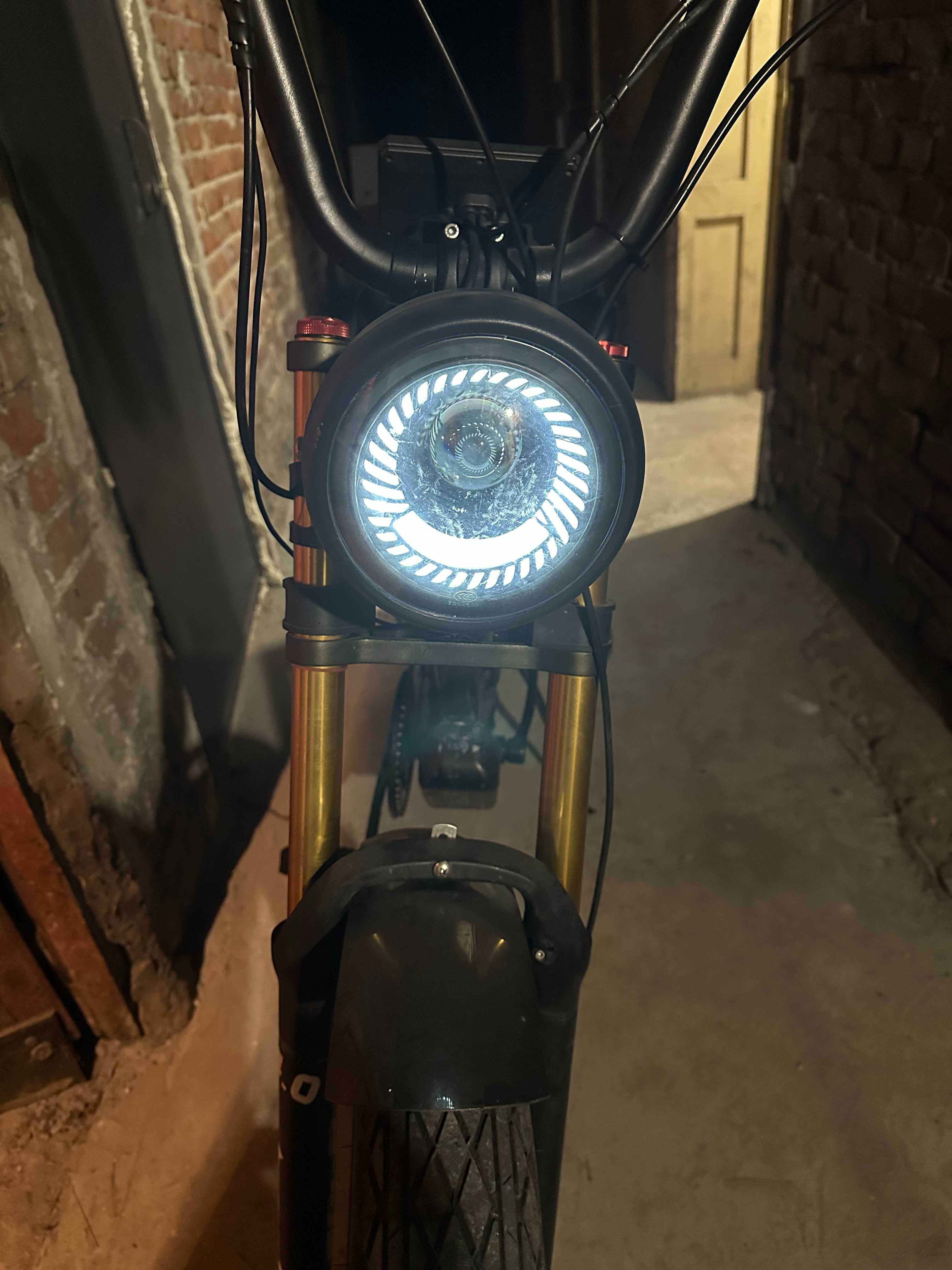 Electric Bike 1000W Rear Motor 20" Fat Tire Battery 48V 24Ah/1150Wh