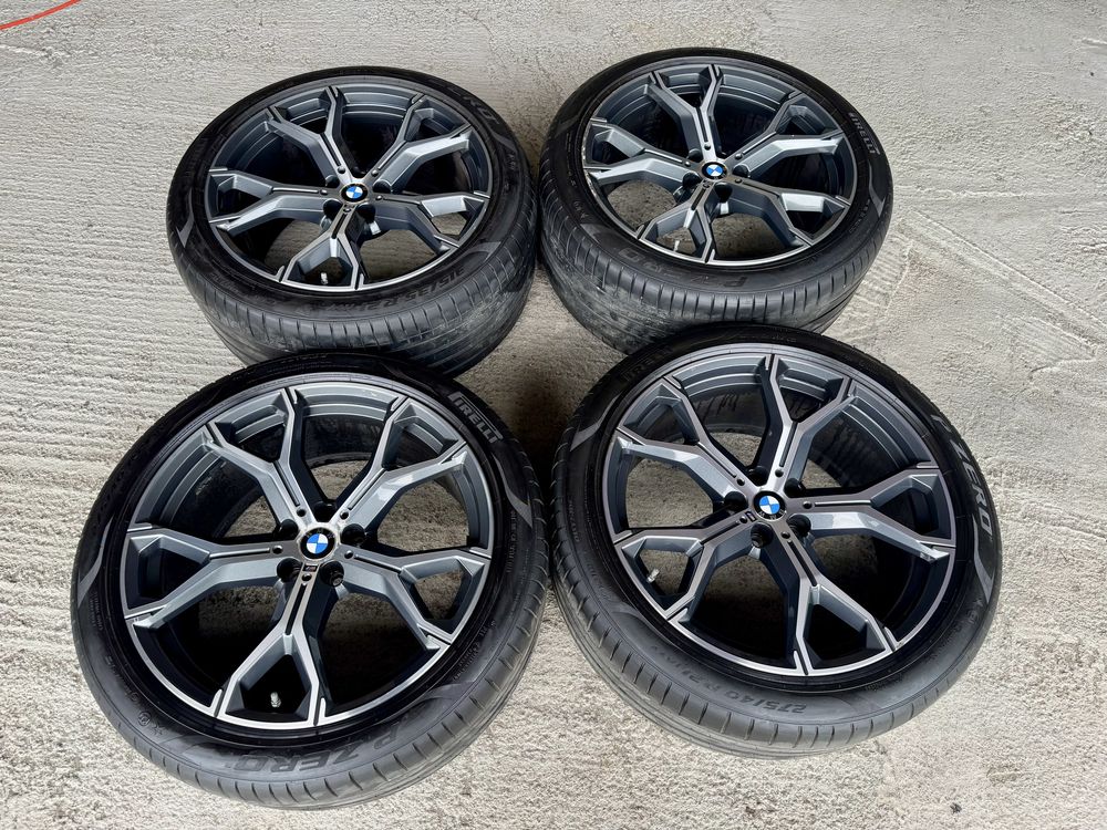 Jante Bmw X5 X6 R21 G05 G06 Originale 741M Pirelli de vara 95%