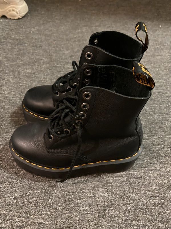 Dr Martens Pascal Max Leather Platform Boots