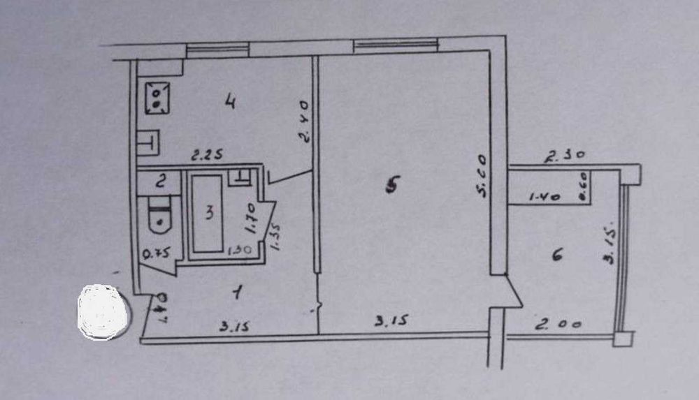 Башлык 1 комнатная 2 этаж Улучшенка Школа