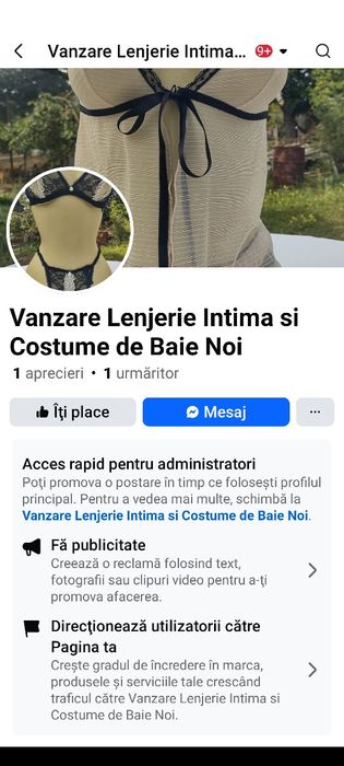 Rochie lenjerie sexy erotica decolteu adanc descoperita lateral XS