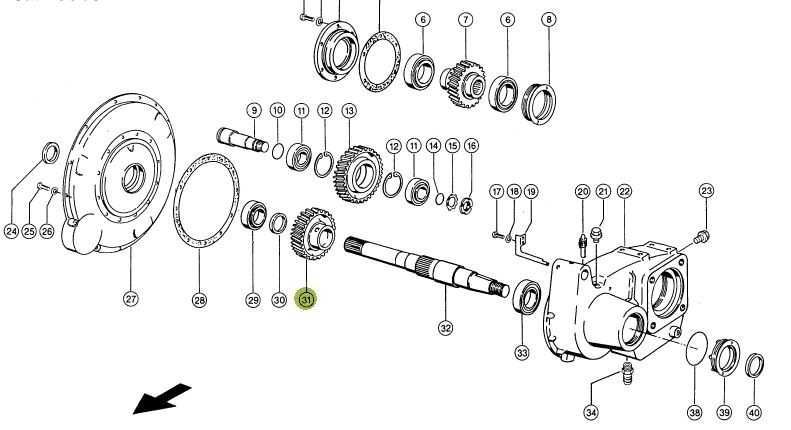 Pinion cutie transfer CLAAS LEXION Z52 637503