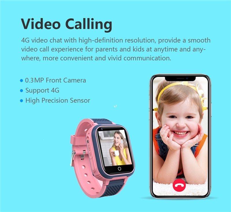 Детские смарт часы LT21 с 4G связью, HD камерой и датчиком GPS