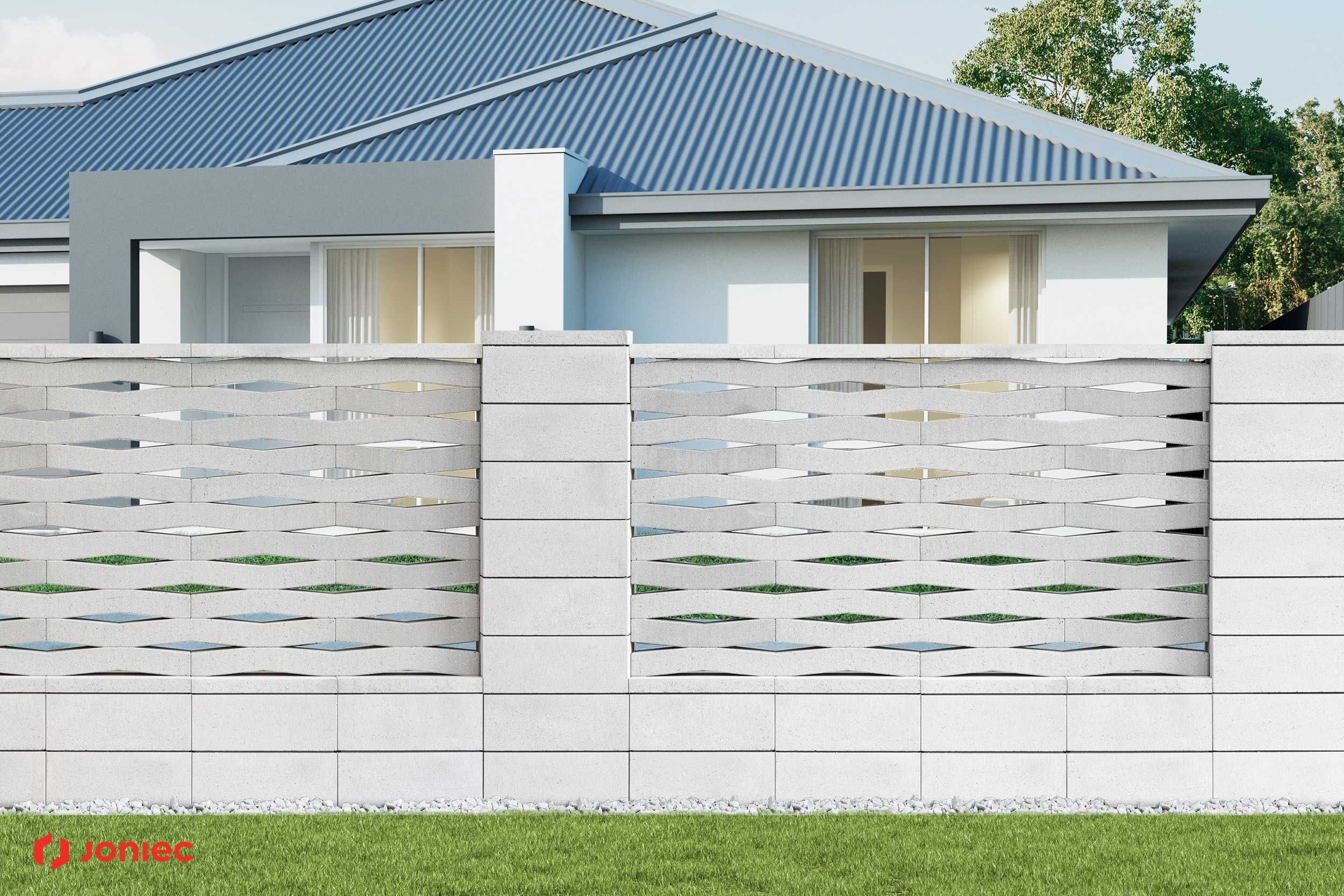 Gard Modular din Bolțari de beton prefabricat Roma Horizon
