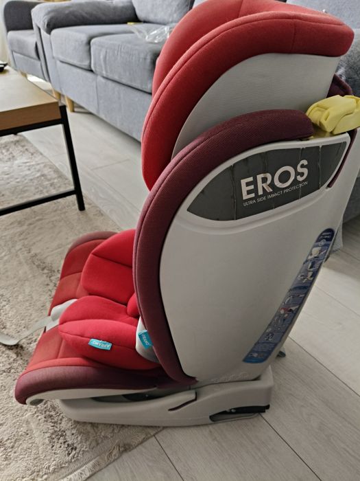Scaun auto cu isofix Apramo Eros Liverpool Red/Chilli Red, 9-36 kg