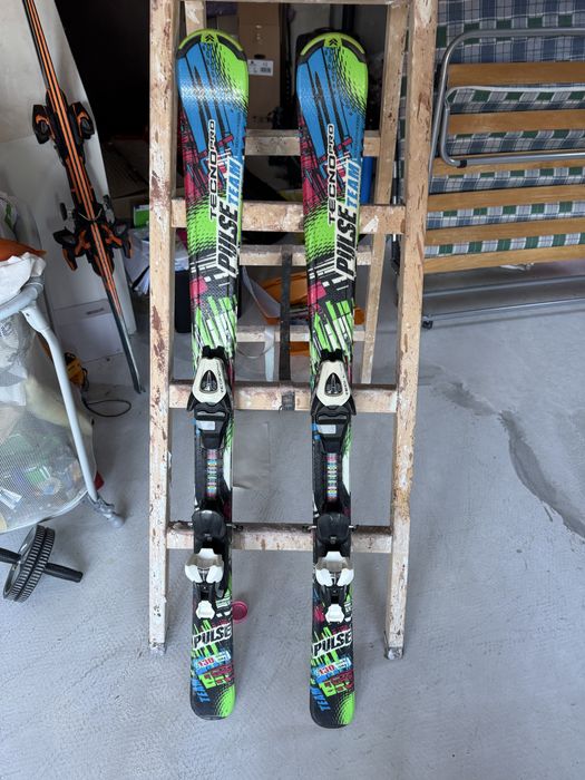 Комлект ски, със ски обувки за 9/10 годишно дете