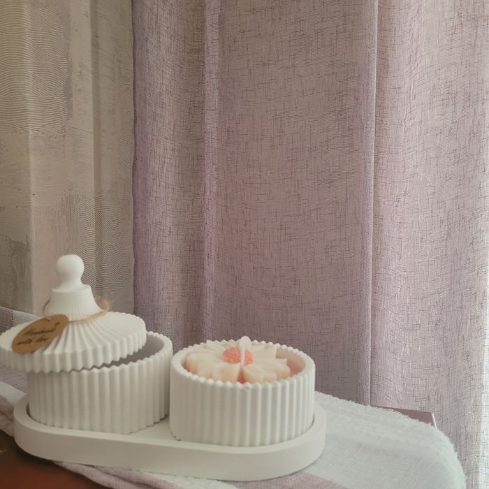 Кутийка за бижута ,табличка и свещ