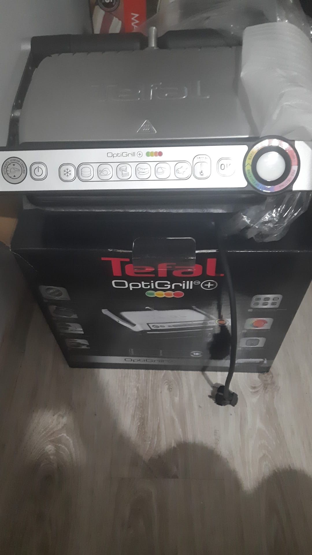 Gratar electric Tefal OptiGrill+ GC712D, 2000 W, 6 programe