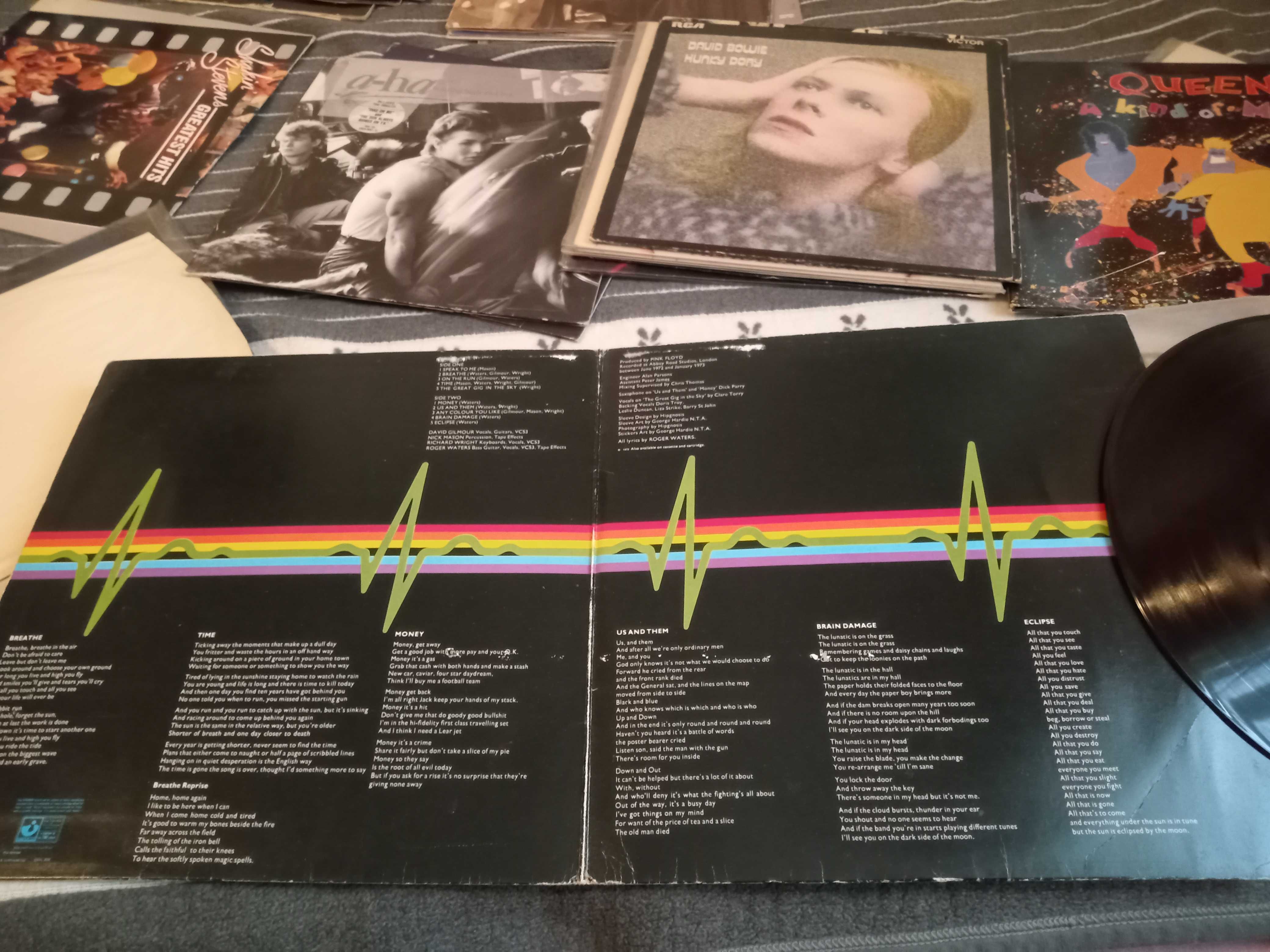 Pink Floyd The Dark Side of the Moon placa disc vinil UK A3 / B3