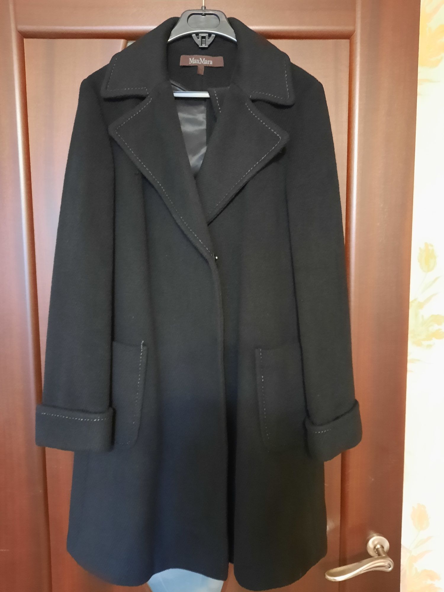 Пальто MaxMara шерсть состав альпака размер M-L