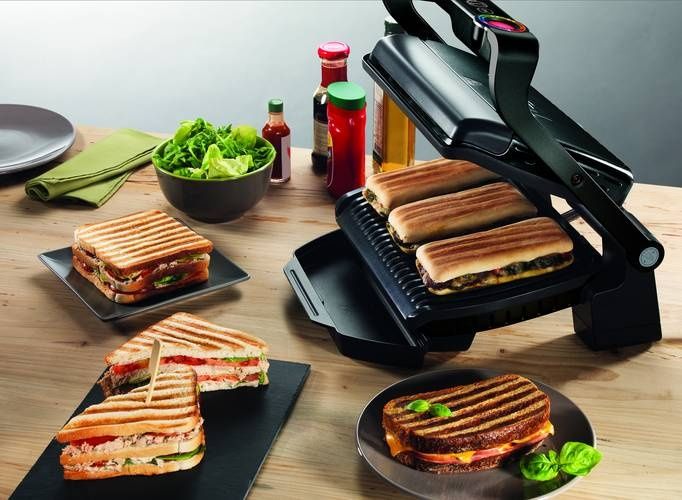 Нов контактен грил/преса TEFAL OptiGrill+ GC712834 бездимен
