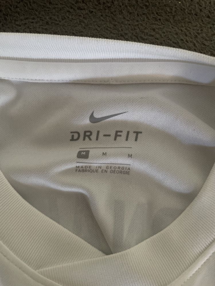 Nike Dry Fit Тениска Бяла