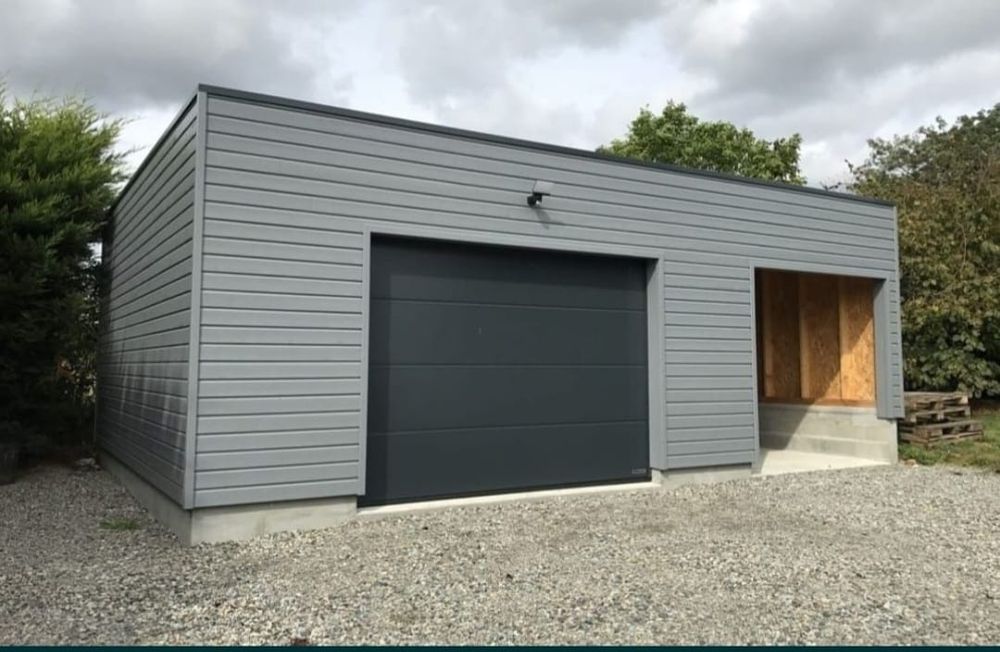 Vand garaje auto pe structura metalica