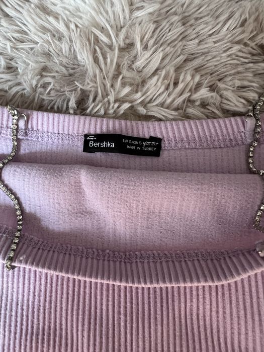 Топ Bershka, лилав цвят