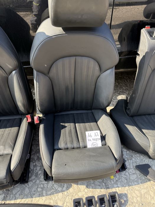 Кожен салон Sline Audi A6 A7 4G Facelift подгрев ЕЛ Ауди А6 Н90