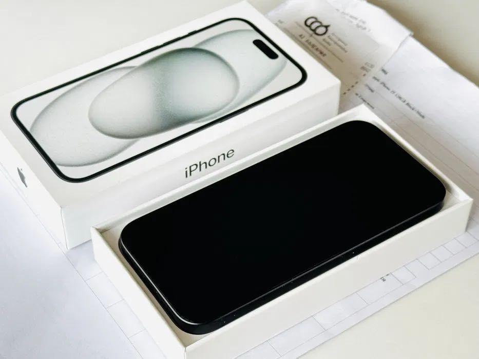 Iphone 15 128GB Black Отличен! Гаранция 1 година