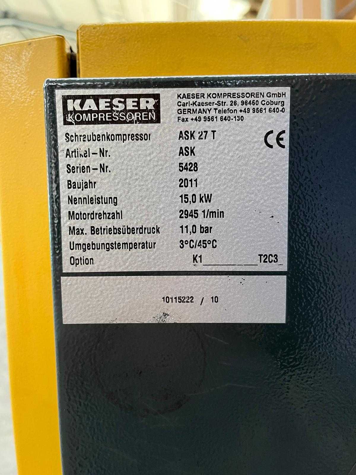 Compresor cu surub Kaeser 15 kw sh