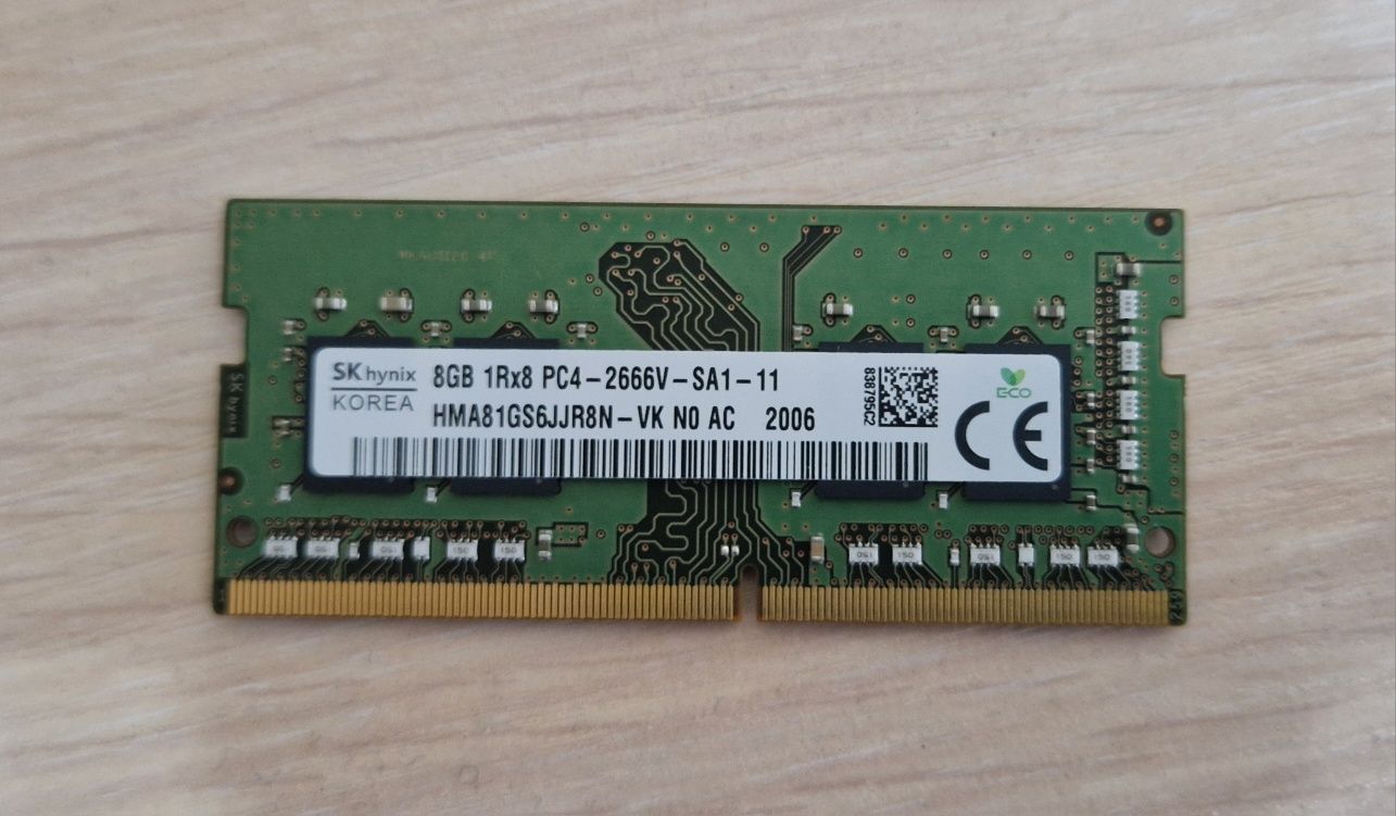 Оперативная память для ноутбука DDR4 8GB