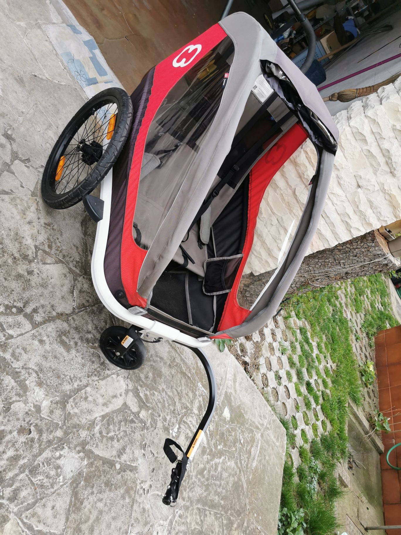 Remorca / cărucior dublu de bicicleta Hamax Traveler