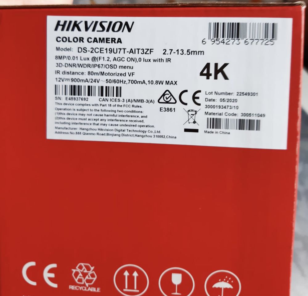 Vand camere supraveghere HIKVISION