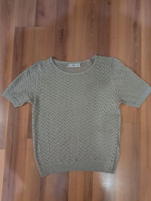 Блузка с къс ръкав Mango