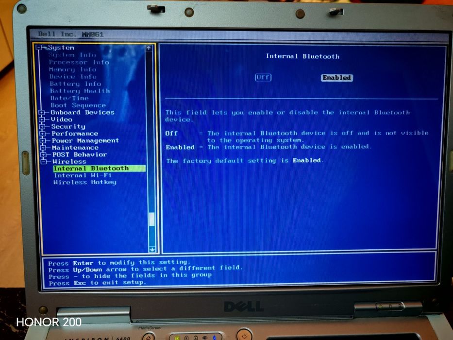 Laptop dell insipron 6400 retro
