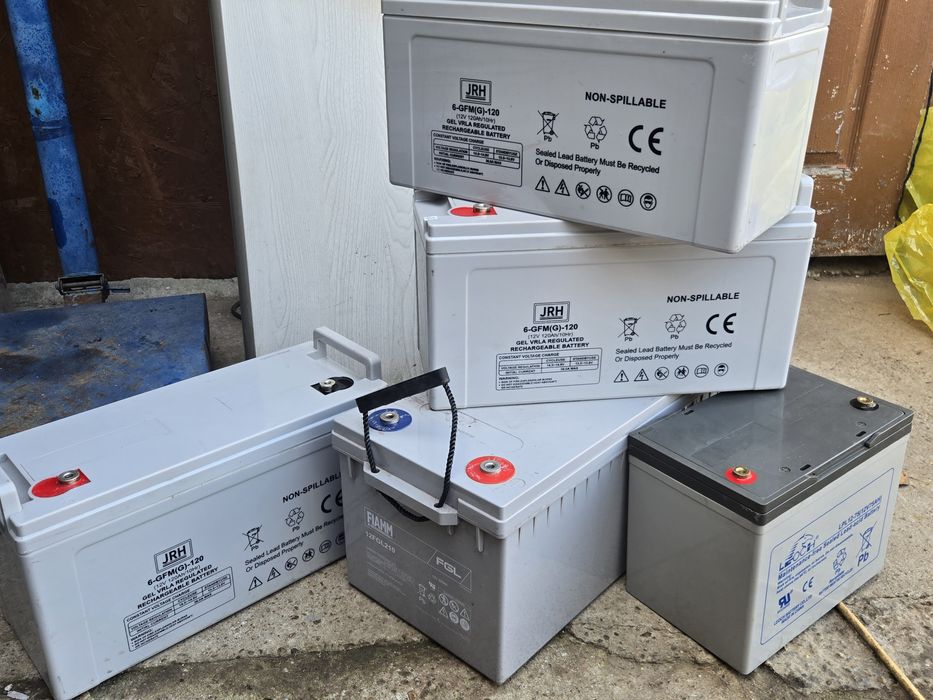 Bateria AGM 12V 105Ah  rulota panouri solare barca UPS