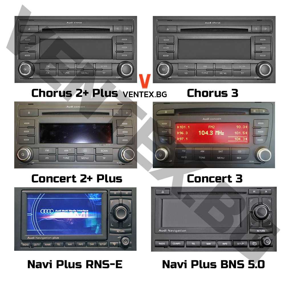 Bluetooth адаптер за Audi A3 A4 S4 TT R8 блутут за ауди от 2006 - 2010