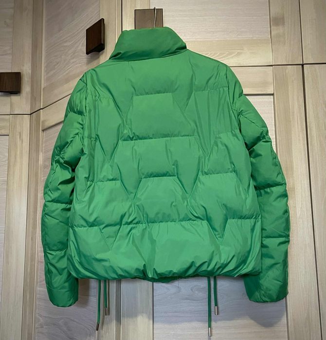 Зелено пухено яке