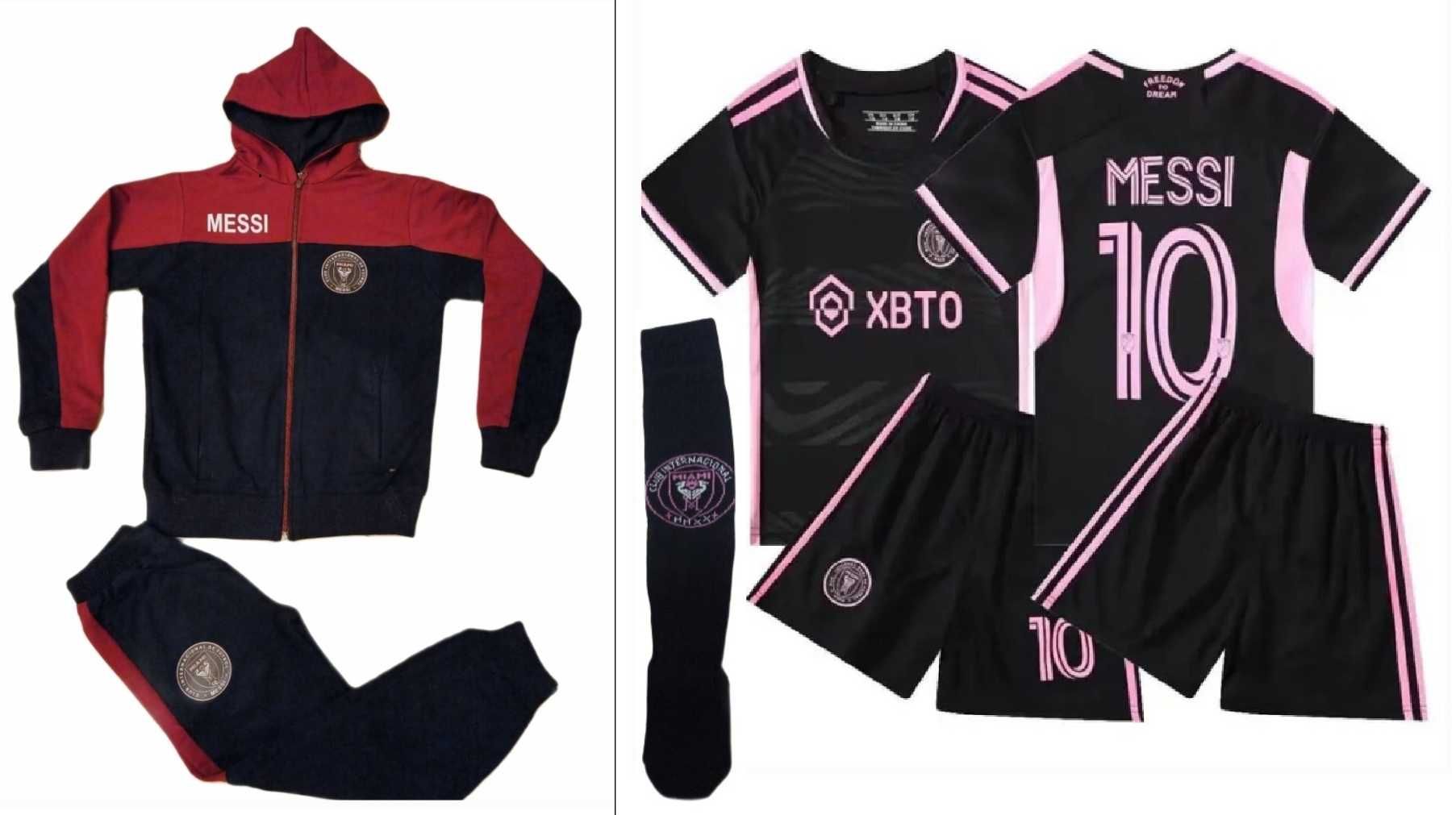 2024 Меси MESSI INTER MIAMI Екип + Калци + Анцуг Комплект Детско