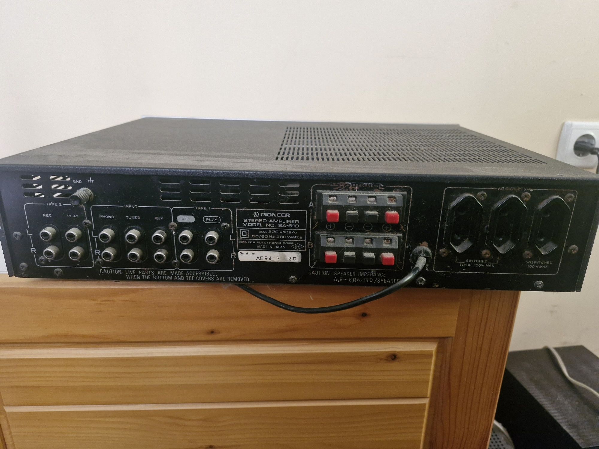 Pioneer Sa 610 усилвател