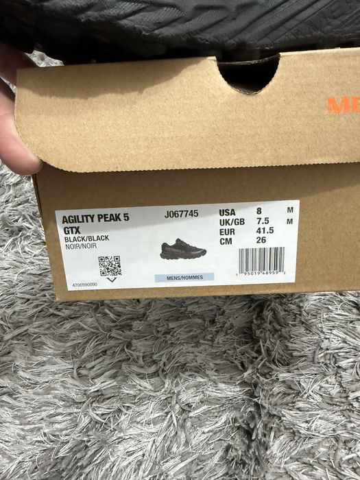 Merrell agility peak 5GTX Gore-Tex