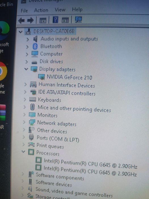 PC low profile Nvidia GeForce 210