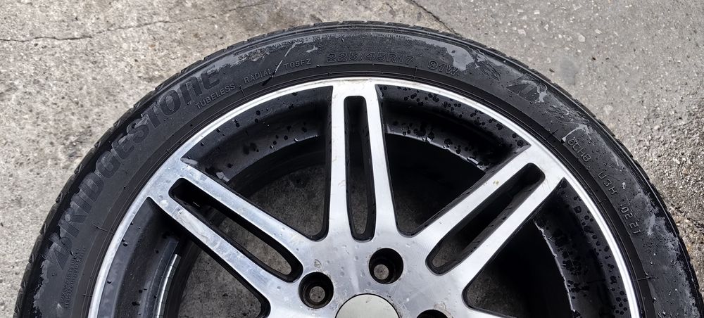 Лети джанти за ауди 17" с летни гуми