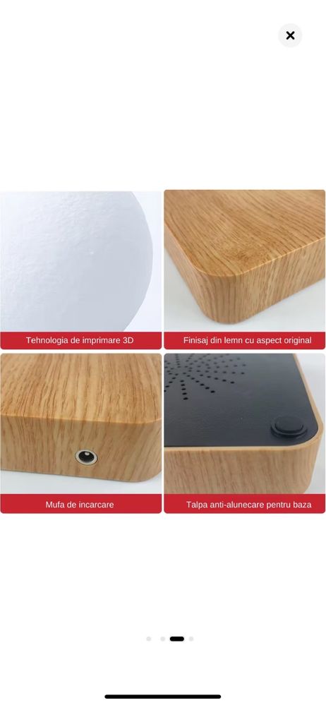 Lampa luna led 3D