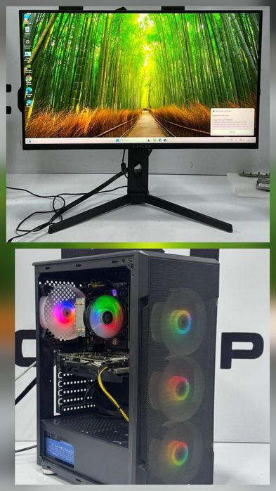 Готовая игровая сборка 12-го поколения  core i3-12100f  процессором