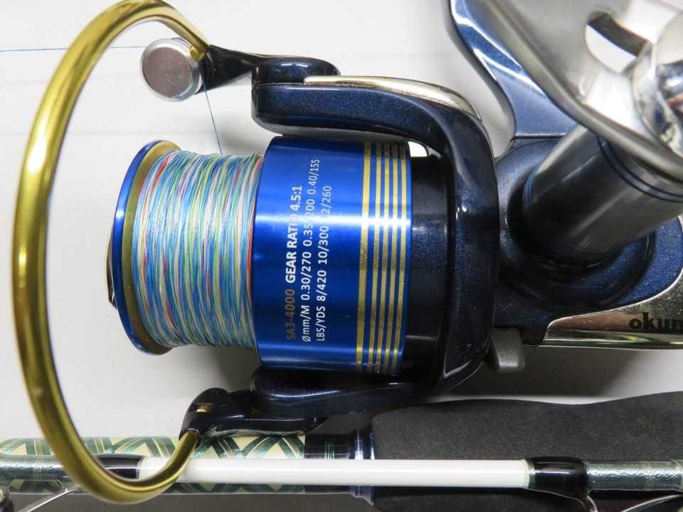 Тролинг комплект-Dragon Boat Master Jig с макара Okuma Salina 3 4000FD