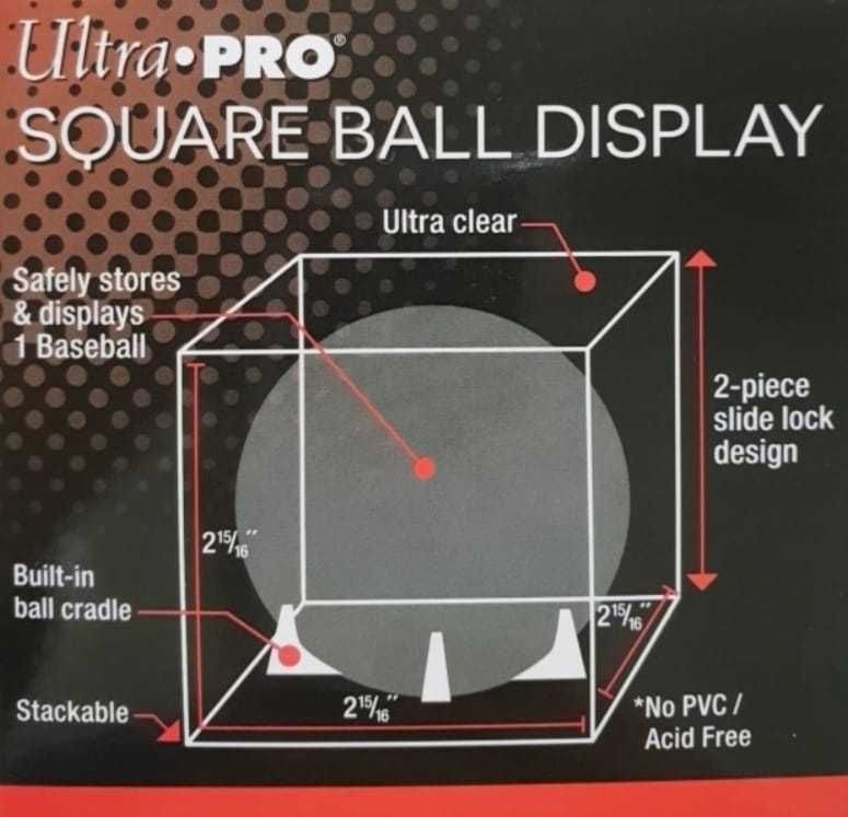 Ultra Pro Ball Display: Protectie Figurine mici / Mingi Baseball Tenis