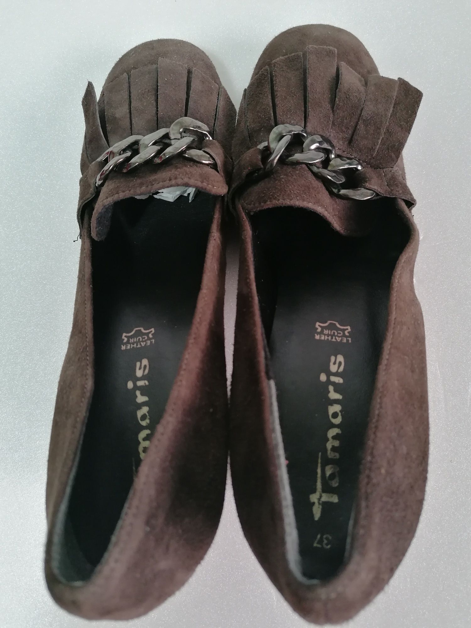 Pantofi noi, piele naturală, Tamaris, 37