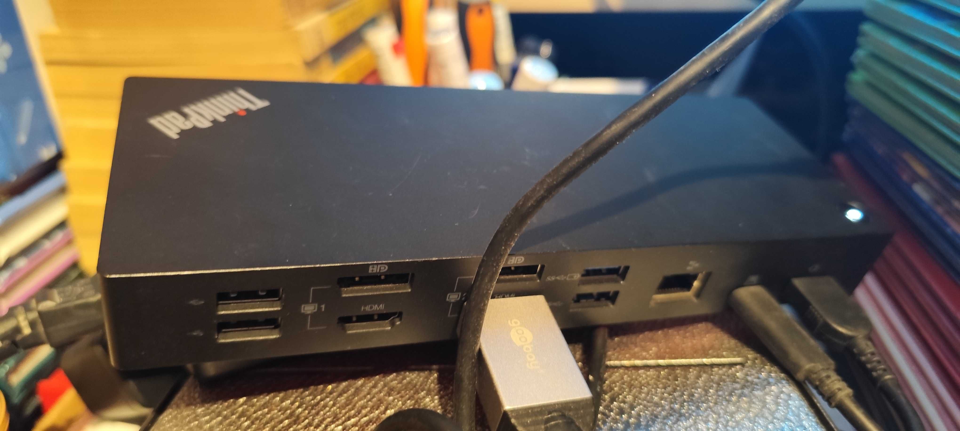 dock docking lenovo 4K plug display DUD9011D1 alimentator cu proba