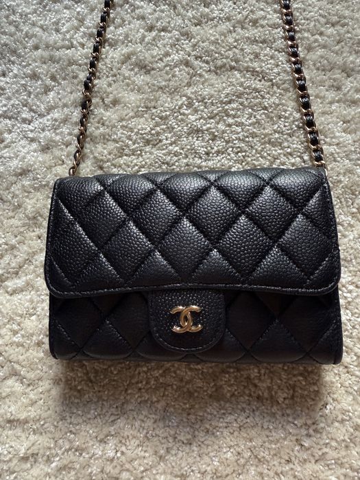 Chanel wallet on a chain
