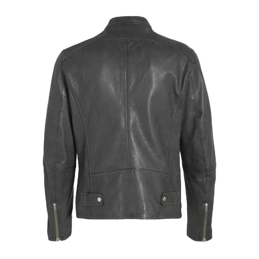 Goosecraft GC Belfast Biker Leather Jacket мъжко яке естествена кожа М