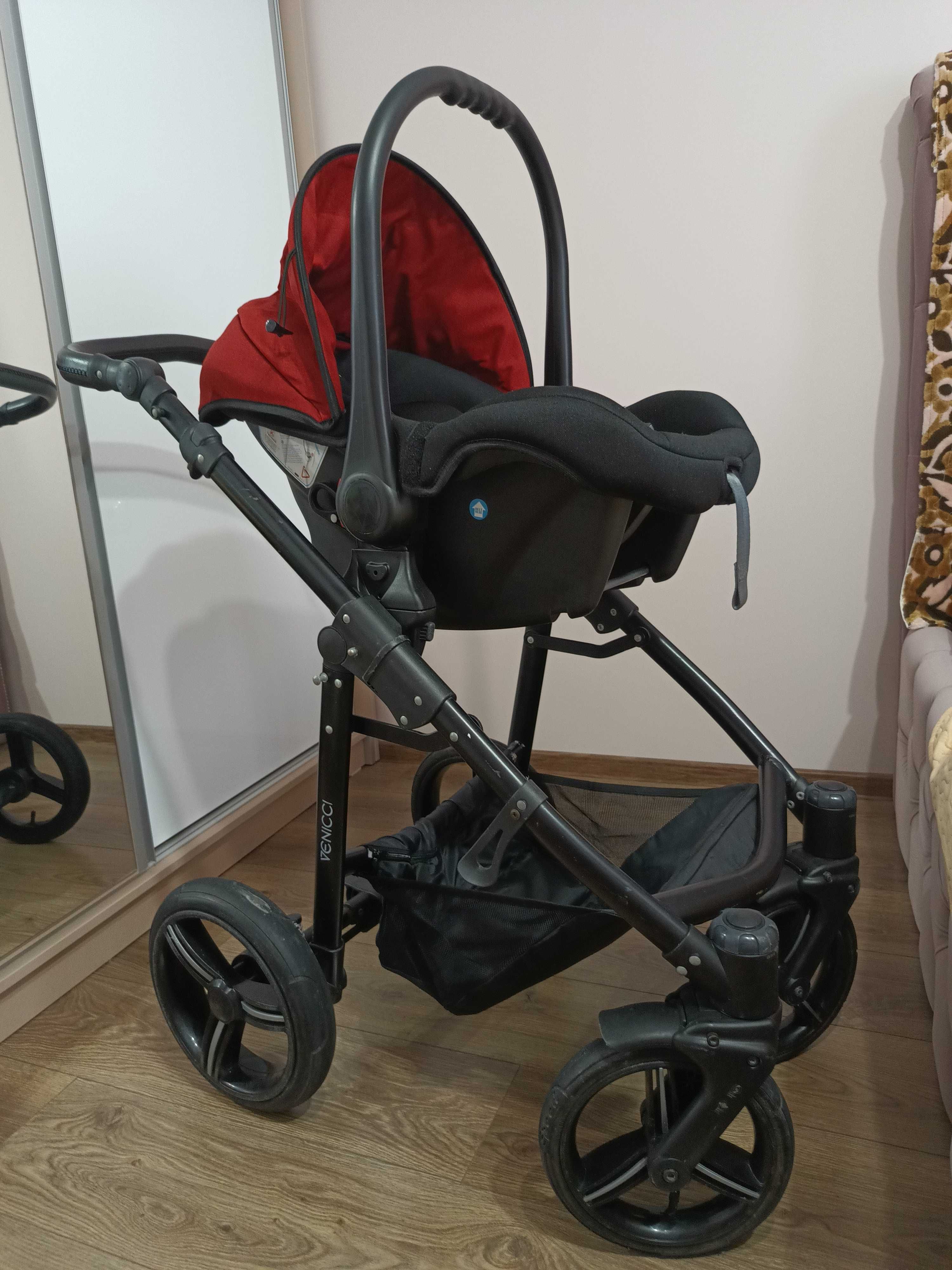 Căruț 3 in 1 venicci RED