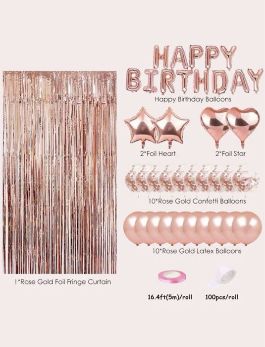 Set baloane aniversare - 40 buc - 35 lei setul