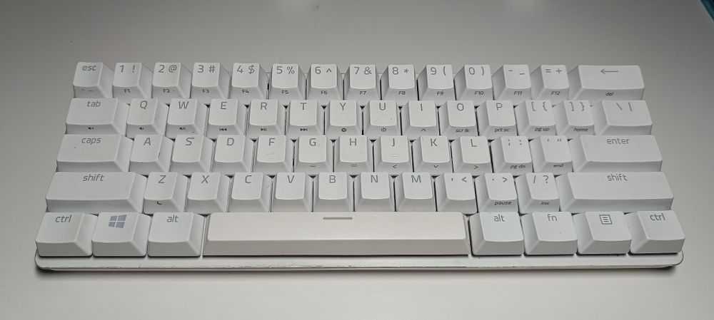 Vând Tastatură Razer Huntsman Mini, Albă, Mercury Edition